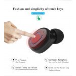 Wholesale Bluetooth 5.0 True Wireless Mini Earbuds Pods Buds Headset with Portable Charger (Black)